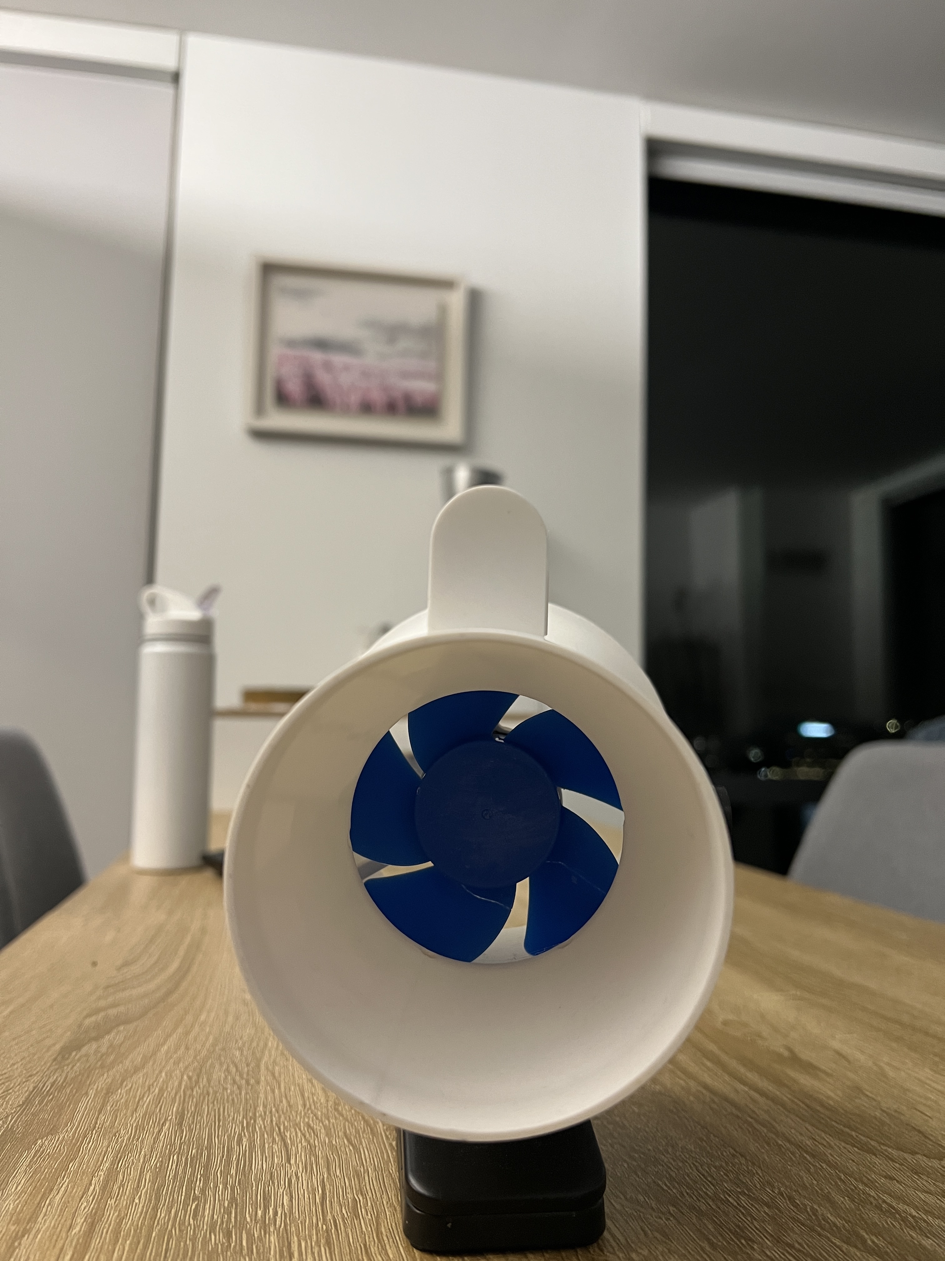 front photo of finished fan